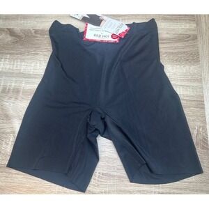 Spanx Red Hot Label Mid-Thigh Primer Lightweight Slimming Shorts Black NWT - 1XL